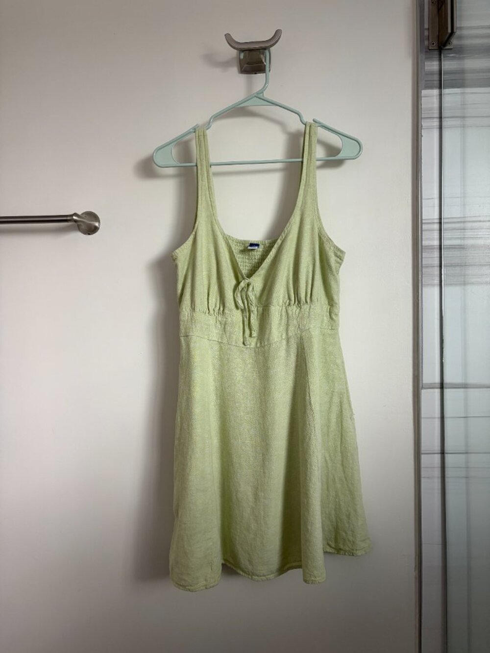 Fit & Flare Linen Mini Dress - Picture 3 of 5
